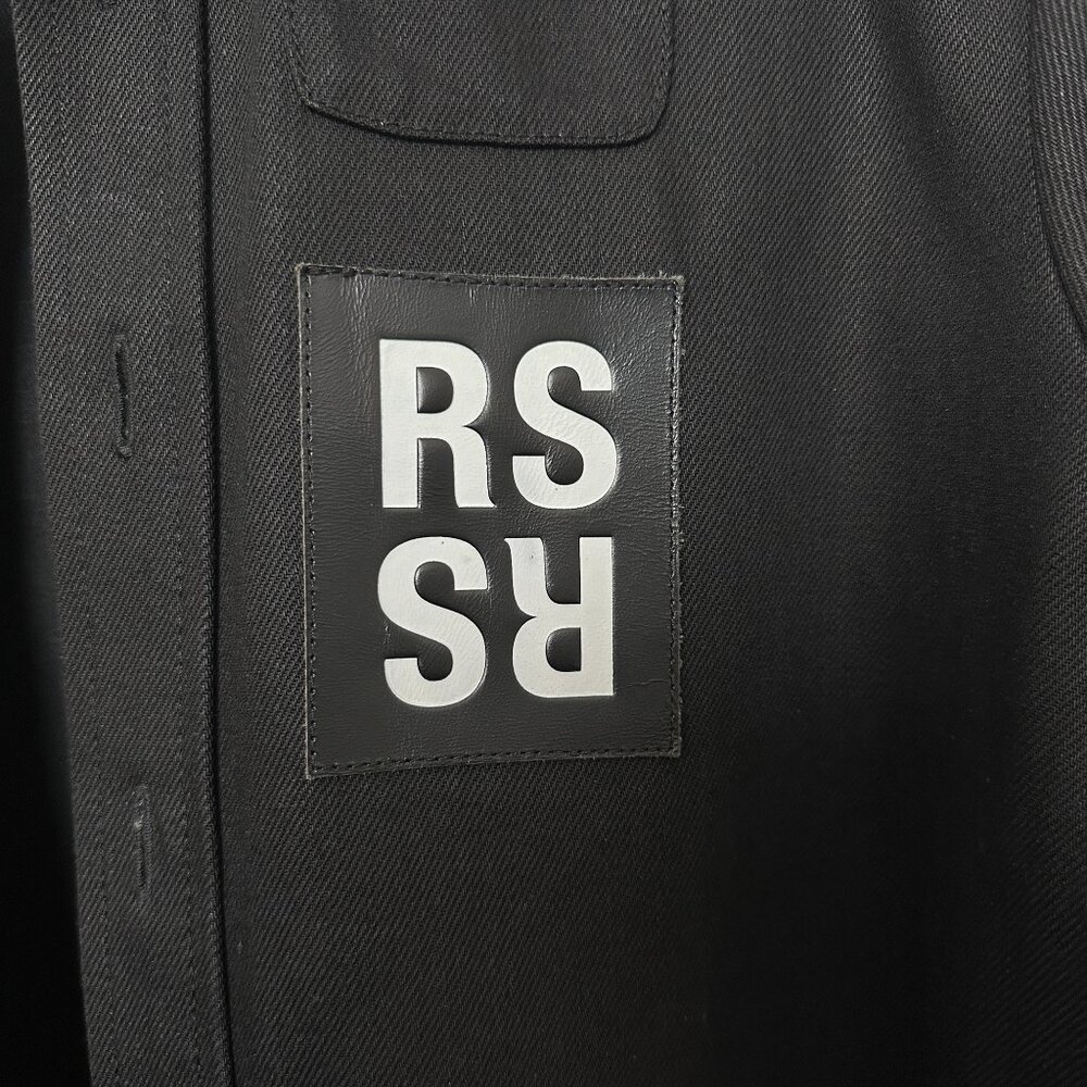 RAF SIMONS - Black Denim Jacket - Size M - Picture 3 of 6